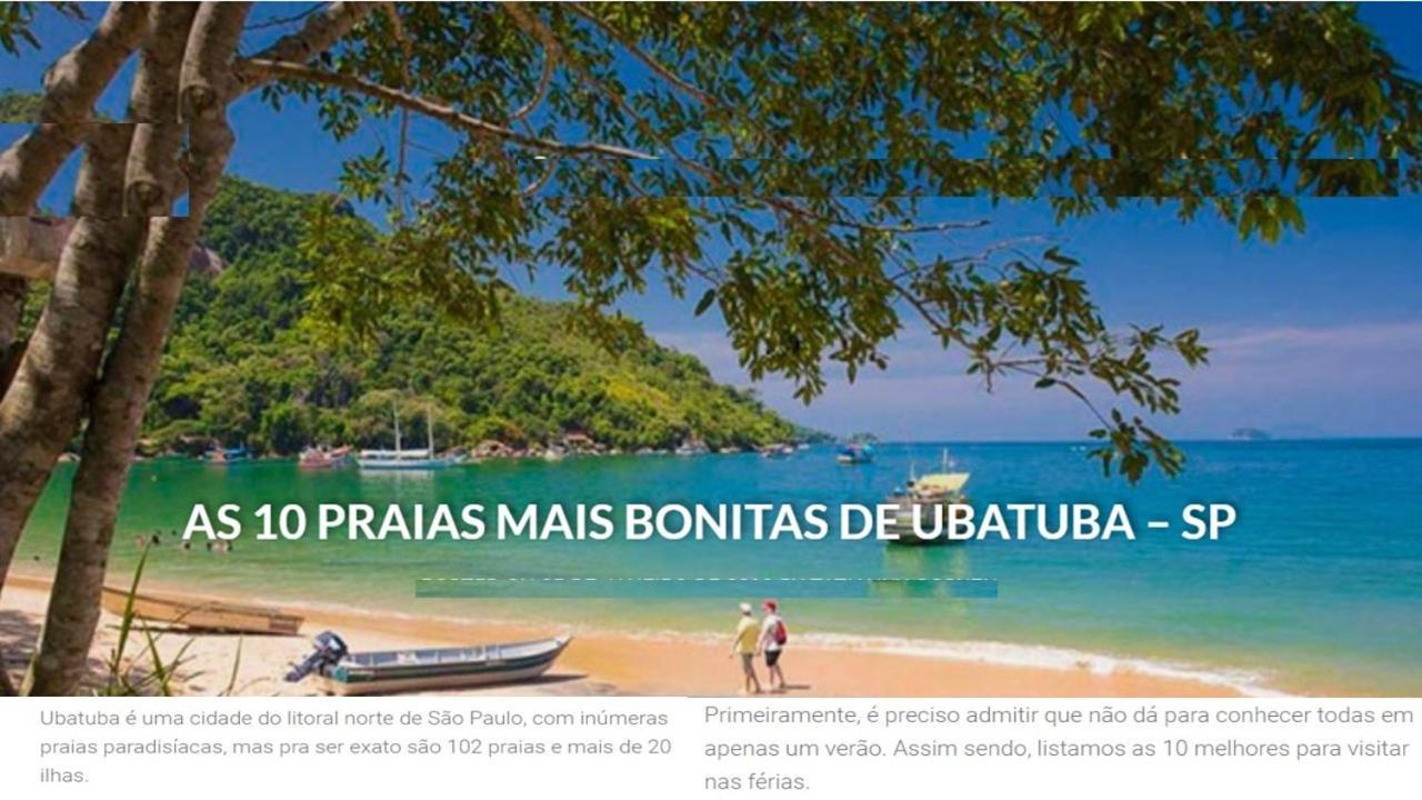 Apartamento Ubatuba - Praia Grande - 80M Da Praia - Ate 8 Pessoas - Praia Grande Ubatuba - 2 Quartos Екстериор снимка